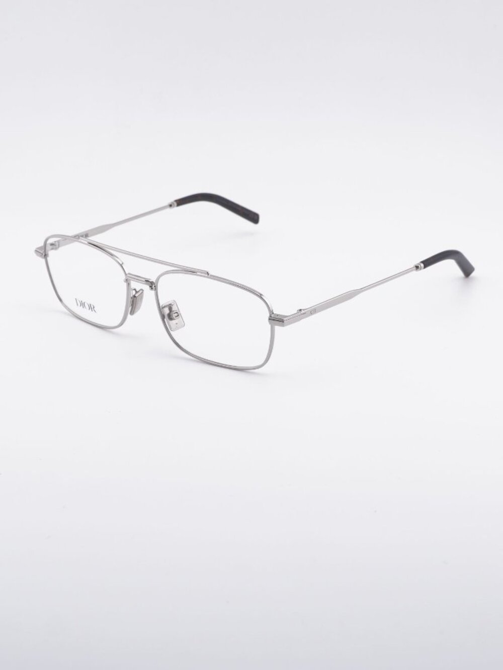 Dior DIORBLACKSUIT O N2U F000 Eyeglasses Silver 55mm Rectangle Frame